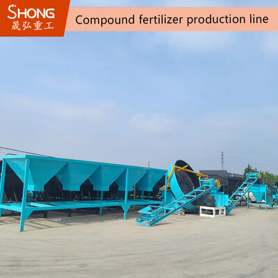 Granulator Putar Kapasitas 5t/jam untuk Pupuk Majemuk NPK dengan Output Tahunan 100.000 Ton