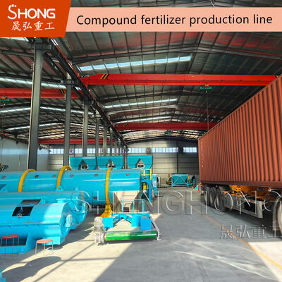 Mesin Granulator Pupuk Kapasitas 12t/jam untuk Produksi Pupuk Komposisi NPK dengan Partikel Bola 1-3mm dan Kandungan NPK 20%-48% yang dapat disesuaikan