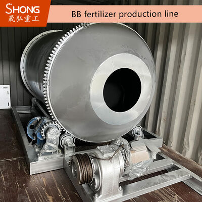 BB Fertilizer Production Line dengan kapasitas 5-7 Ton Per Jam, PLC Central Control, dan peralatan pencampuran pupuk yang dapat disesuaikan