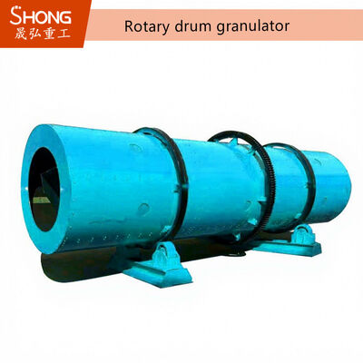 Rotary Drum Granulator untuk NPK Compound Fertilizer dengan kapasitas 12-15 ton per jam dan granul berbentuk bola