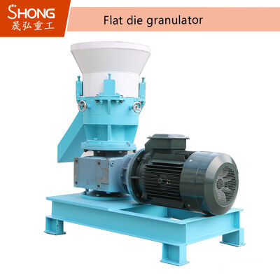 Mesin Granulator Pupuk Organik Baja Karbon Kompak dengan 380V 50HZ Daya untuk 1-10mm Granules