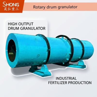 Mesin Granulator Pupuk Tipe Drum Baja Karbon untuk Output Besar