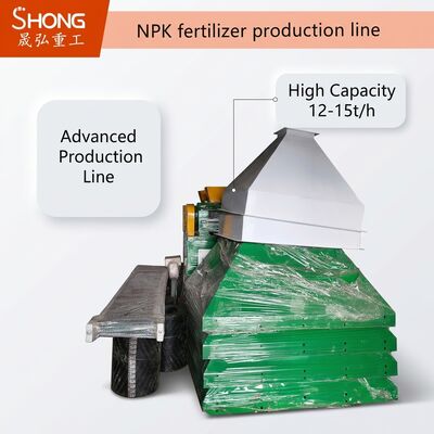 Lini produksi pupuk NPK hemat energi dengan bentuk satu langkah dan kapasitas 12-15 t/jam