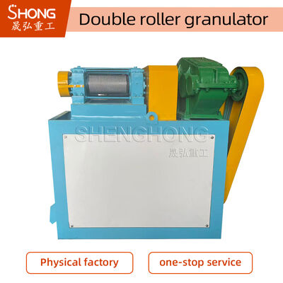 Granulator Pupuk Senyawa Baru dengan Ukuran Roller 186*300mm, Daya 18.5KW untuk Granula Oblate dalam Produksi Pupuk