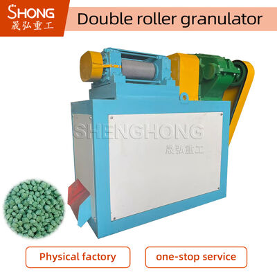 1.6m Rotor Diameter Granulator pupuk senyawa untuk bentuk butiran oblate dengan konsumsi daya 18,5KW