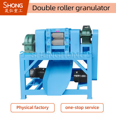 3T/H Kapasitas granulator rol ganda baja karbon untuk produksi pupuk senyawa granulasi kering