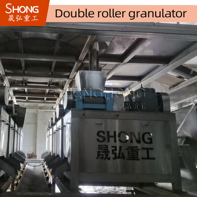 Granulator Ekstrusi Bebas Kering Kapasitas 4t/Jam dengan Bahan Baja Karbon untuk Produksi Pupuk Majemuk