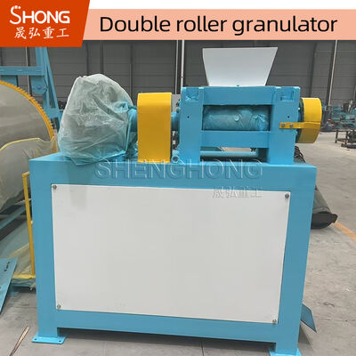 Granulator Roller Ganda dengan Kapasitas 1,5-2,5 t/jam dan Tingkat Pembentukan Bola 85% untuk Produksi Pupuk Komposisi Baja Karbon