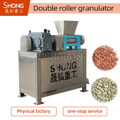22kw Power Double Roller NPK Fertilizer Machine dengan Kapasitas 2,5-3,5 Ton Per Jam dan Konstruksi Baja Karbon
