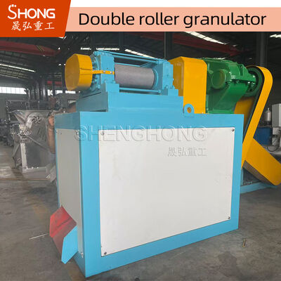 SDZ NPK Double Roller Press Pupuk Granulator dengan Kecepatan Disesuaikan dan Konstruksi Baja Karbon untuk Granulasi Kering