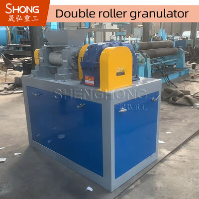 Disesuaikan 186 * 300mm Roller Size Roller Press Granulator dengan 2% -5% Kelembaban dan 18.5KW Daya untuk Produksi Pupuk