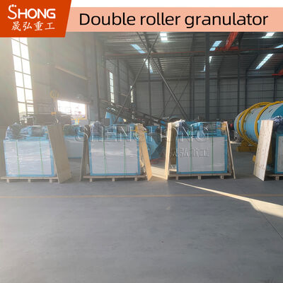 NPK 380V Mesin Granulator Pupuk dengan Konstruksi Baja Karbon dan Desain Roller Ganda untuk Granul Bentuk Bola