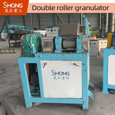 Pupuk Majemuk Anorganik Granulator Rol Ganda Tanpa Teknologi Pengeringan dan Konsumsi Energi Rendah Mesin Pelet Ekstrusi 380V