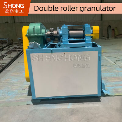 22KW Double Roller Fertilizer Granulator dengan desain double shaft dan tingkat pembentukan 95%