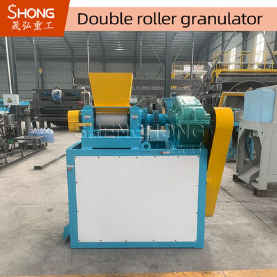 Ammonium Sulphate Double Roller Granulator untuk Dry Granulation dengan bentuk granule yang dapat disesuaikan dan tegangan 380V