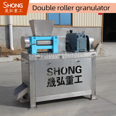 Mesin granulator pupuk senyawa baja karbon 380V dengan kapasitas 1-4 t/jam untuk pembuatan pupuk NPK