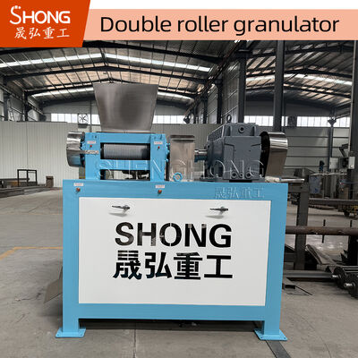 22KW 1mm Carbon Steel Dry Granulation Machine Double Press Roller Compactor untuk Granulasi Pupuk