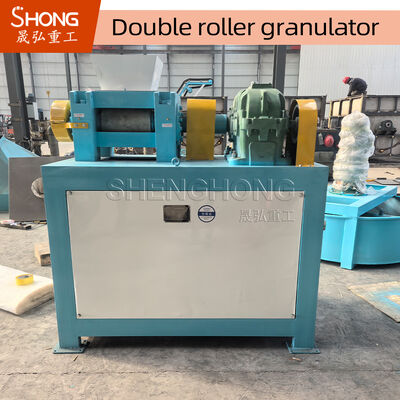 15kw Carbon Steel Double Roller Pressing Fertilizer Granulator dengan 1-4 t/h Kapasitas untuk Granulation Plant Machine