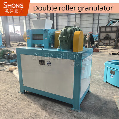 Mesin Granulator Pupuk Kimia Kering 2.5t/H Kapasitas 18.5kw Daya Granulator Ekstrusi Roller Ganda Tanpa Teknologi Pengeringan