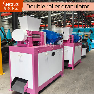 22kw Power Carbon Steel Double Roller Granulator untuk Granulasi Pupuk Senyawa Bebas Kering