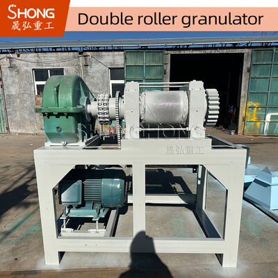 Double Roller Extrusion Granulator untuk Pupuk dengan Kapasitas 1-4 t/h Teknologi Granulasi Kering dan Sertifikasi ISO SGS BV