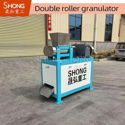 Granulator Rol Ganda Baja Karbon 22KW untuk Pembuatan Pupuk NPK dengan Kapasitas 1-4 t/jam