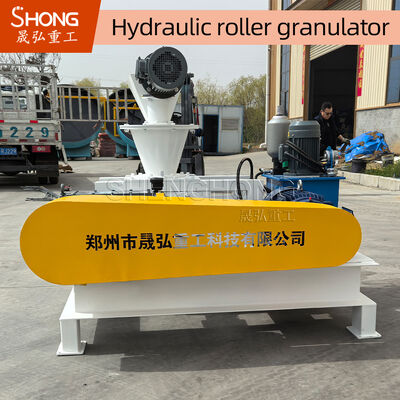 22KW Carbon Steel Double Roller Granulator untuk Pupuk dengan Kapasitas 1-4 t/h