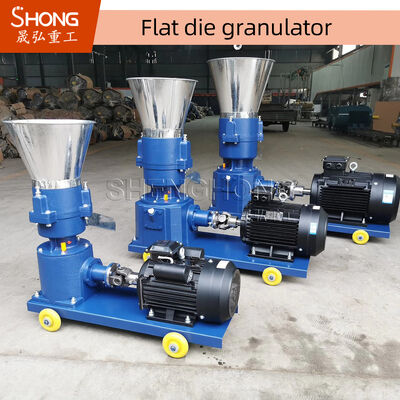Granulator Pupuk Organik Baja Karbon dengan Daya 11-37kw dan Ukuran Granul 1-10mm