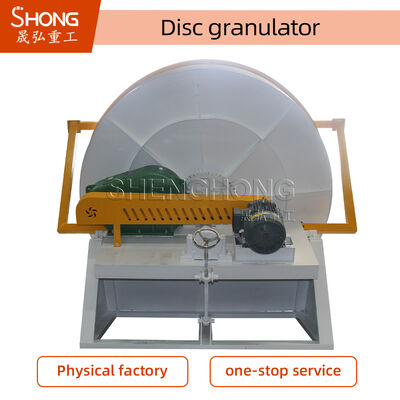Mesin Granulator Pupuk Organik Baja Karbon yang Disetujui SGS dengan Pelletizer Disk Otomatisasi Tinggi