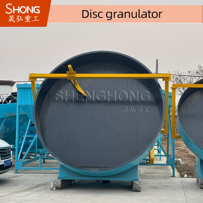 Granulator Pupuk Komposisi Baja Karbon dengan Sudut Pan 35-55° yang Dapat Disesuaikan dan Tingkat Granulasi Tinggi 93%
