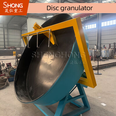 Granulator Pupuk Kompon Cakram dengan Sudut Cakram yang Dapat Disesuaikan, Tingkat Granulasi Tinggi, dan Konstruksi Tahan Lama untuk Bubuk Kimia