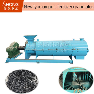 Granulator pupuk organik untuk butiran berbentuk bola dengan 100% kandungan organik dan 20%-40% kelembaban granulasi