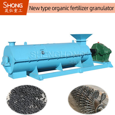 Granulator Pupuk Organik Jenis Basah dengan 20%-40% Kelembaban Umpan dan 97% Tingkat Produk Selesai