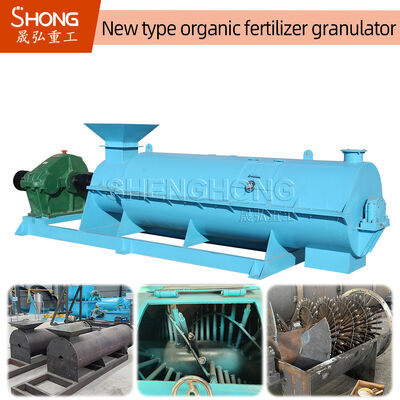 Mesin Granulator Pupuk Organik dengan Tingkat Granulasi 95% Menghasilkan Partikel Hampir Bulat Berukuran 1-5mm