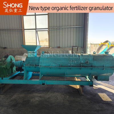 Mesin Granulator Kompos Pupuk Organik Lumpur dengan Gigi Pengaduk 380V Kapasitas 5-10 Ton/Jam
