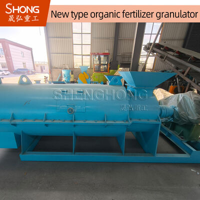Membingungkan Gigi Pupuk Organik Granulator 5ton / jam Konstruksi Baja Karbon