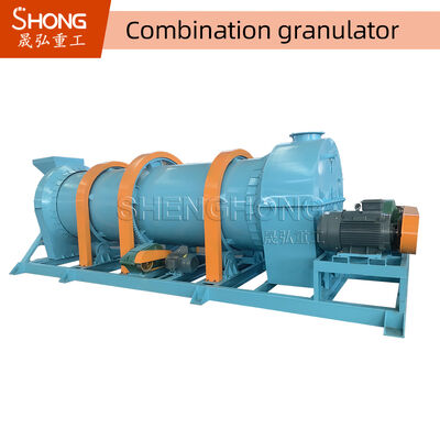 Granulator Pupuk Organik Basah Tipe Kandungan Bahan Organik Tinggi dengan Tingkat Granulasi Tinggi