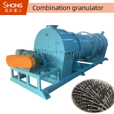 Mesin Granulator Pupuk Baja Karbon dengan Tingkat Granulasi Tinggi 80%-90% dan Tidak Perlu Pengikat untuk Produksi Pupuk Organik
