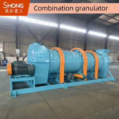 Granulator Pupuk Organik Tipe Baru dengan Drum Rotary untuk Tingkat Granulasi Tinggi (90%) dan Granula Bentuk Bola Tanpa Pengikat