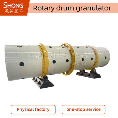 Mesin Granulator Drum Kapasitas 12T/H untuk Granul Bentuk Bola dan Mesin Granulasi Pupuk Tahan Korosi