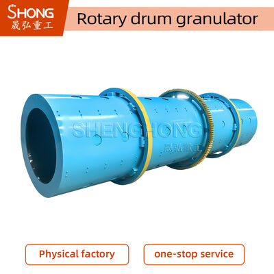 Rotary Drum Granulator untuk Produksi Pupuk NPK dengan Kapasitas 10 T/H, 98% Pellet Rate, dan Anti-Sticking Liner