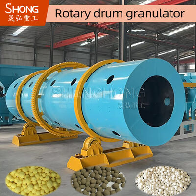 NPK Compound Fertilizer Rotary Drum Granulator dengan Kapasitas 15-20 TPH dan Tingkat Granulasi Tinggi dalam Konstruksi Baja Karbon
