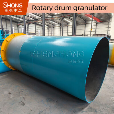 Mesin Granulator Pupuk Drum Organik NPK dengan Garansi 12 Bulan dan Konstruksi Baja Karbon untuk Tingkat Granulasi 70%