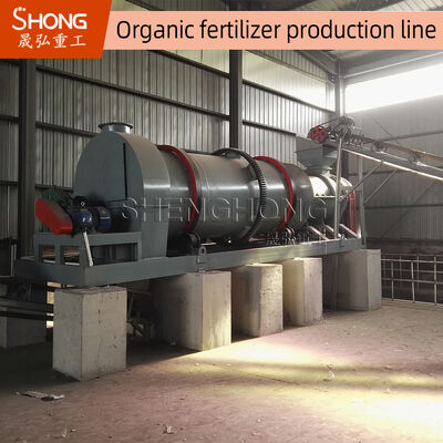 20 Ton/Jam Lini Produksi Pupuk Organik dengan Fermentasi dan Granulasi untuk Produksi Pertanian