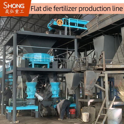Garis produksi pupuk organik untuk 1-20 ribu ton per tahun dengan pengeringan suhu rendah dan struktur busur tingkat granulasi tinggi