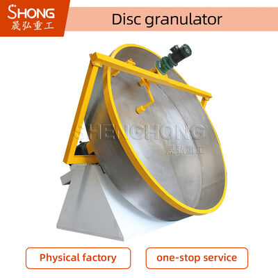 Granulator Disk Efisiensi Tinggi dengan Tingkat Granulasi 93%, Tiga Lubang Pelepasan, dan Transmisi Sabuk Fleksibel untuk Produksi Pupuk Organik