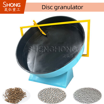 Disc Granulator Pan Granulator untuk pupuk organik dengan 3-5mm Granules 380V Tegangan dan > 98% tingkat pembentukan