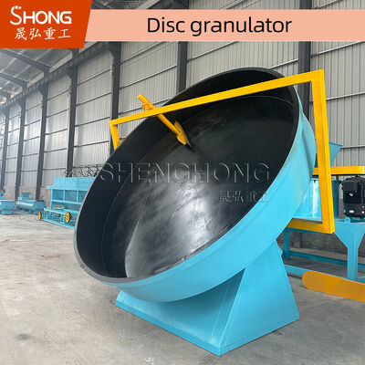 Granulator Pupuk Kompon Kemiringan Cakram yang Dapat Disesuaikan dengan Kontrol PID dan Lapisan Baja Tahan Aus
