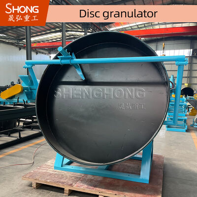 Granulator cakram tingkat kemiringan yang dapat disesuaikan untuk pupuk tingkat granulasi tinggi dengan konstruksi baja karbon