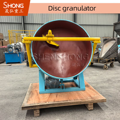 Granulator Cakram Kapasitas 6t/H untuk Granul Bentuk Bola dengan Kemiringan Cakram yang Dapat Disesuaikan